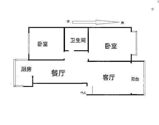 紫薇家园二期2室1厅1卫93㎡