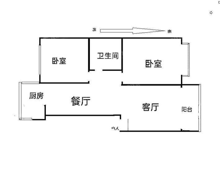 紫薇家园二期2室1厅1卫93㎡