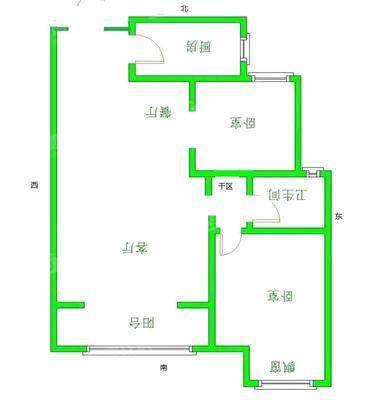 荣盛香堤荣府2室2厅1卫86㎡