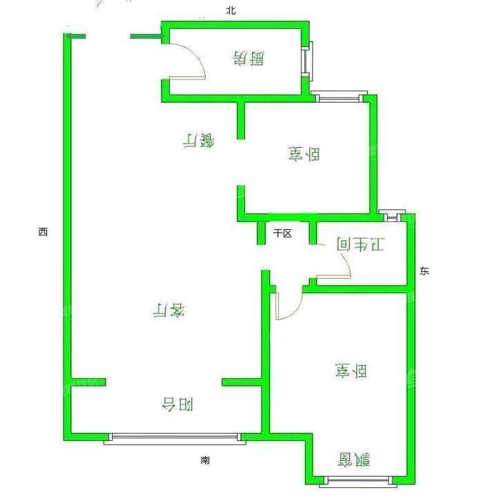 荣盛香堤荣府2室2厅1卫86㎡