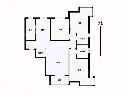 荣御府（富源城）3室2厅2卫144㎡