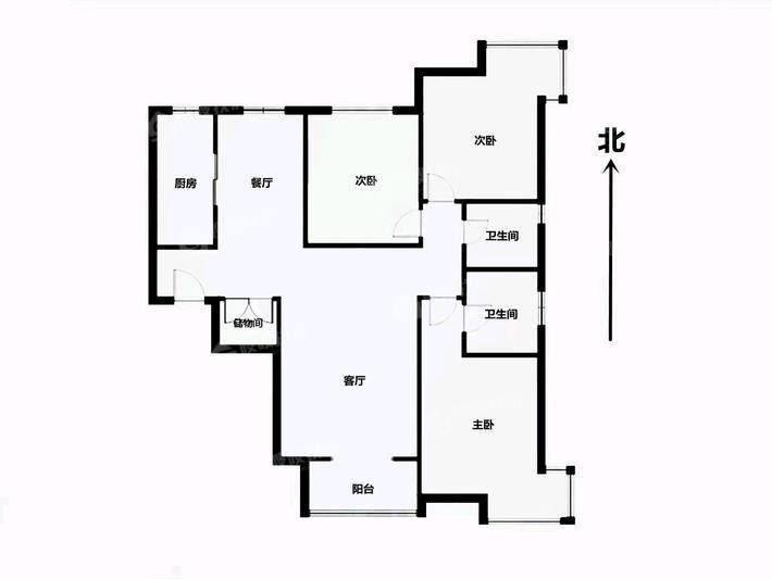 荣御府（富源城）3室2厅2卫144㎡