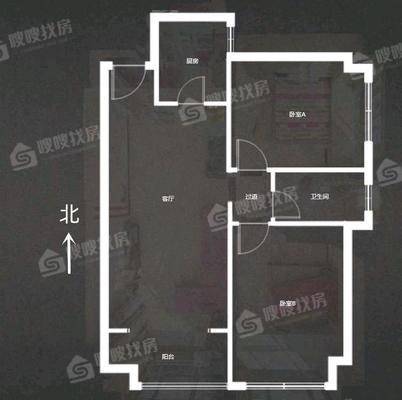 同祥城（A、B区）2室2厅1卫94㎡