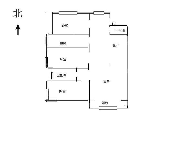 天成郡府东区3室2厅2卫134㎡