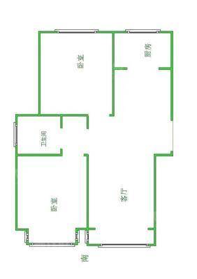 塞纳左岸2室2厅1卫96㎡