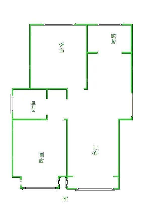 塞纳左岸2室2厅1卫96㎡