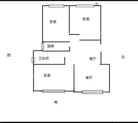 荣盛阿尔卡迪亚文承苑3室1厅1卫91㎡