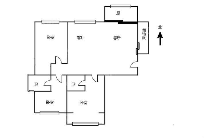 万泰丽景西区3室2厅2卫132㎡