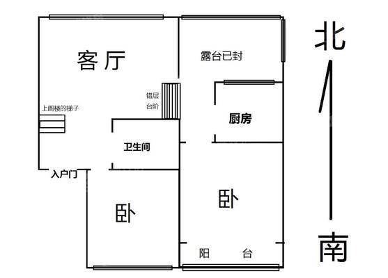 康馨园2室2厅1卫83㎡