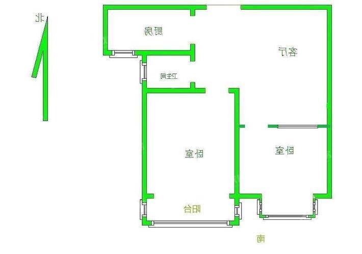 颐和文园西院2室1厅1卫81㎡