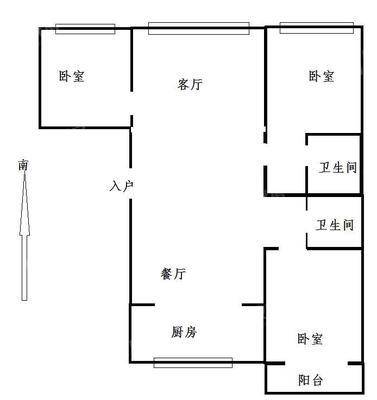 万华小区D区3室2厅2卫142㎡