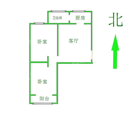 卓达书香园一区2室1厅1卫81㎡