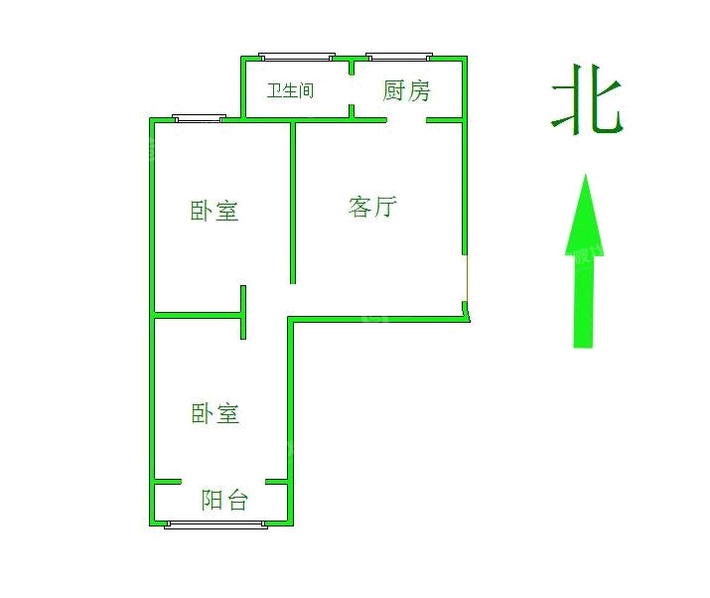 卓达书香园一区2室1厅1卫81㎡