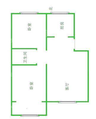 天成和悦名著西区2室2厅1卫85㎡