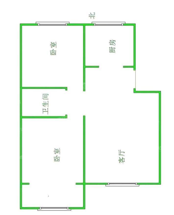 天成和悦名著西区2室2厅1卫85㎡