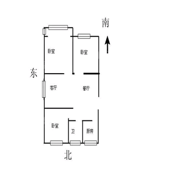 祥和小区3室2厅1卫110㎡
