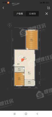 文博园（民族学院家属楼）2室1厅1卫76㎡