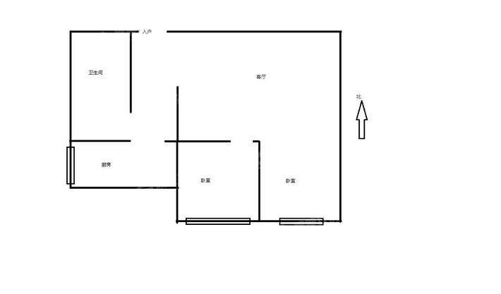 泰和商住楼2室2厅1卫68㎡