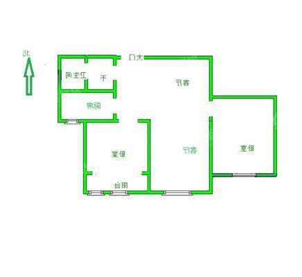 颐和新世界2室2厅1卫97㎡