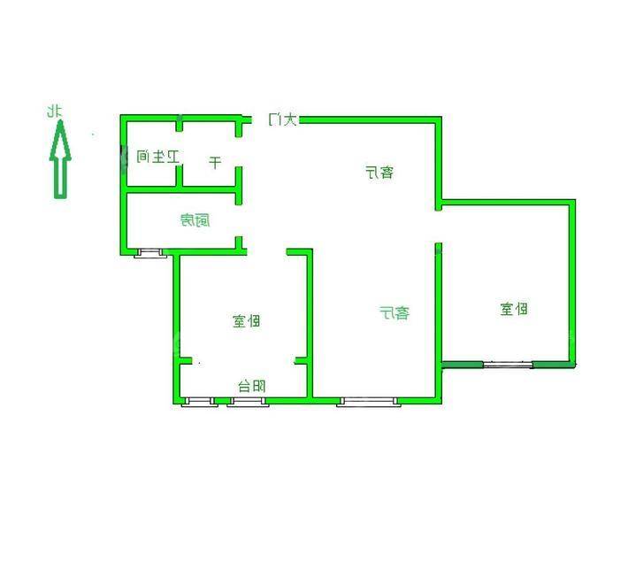颐和新世界2室2厅1卫97㎡