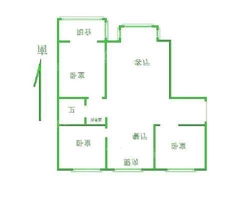 天成郡府东区3室2厅1卫116㎡