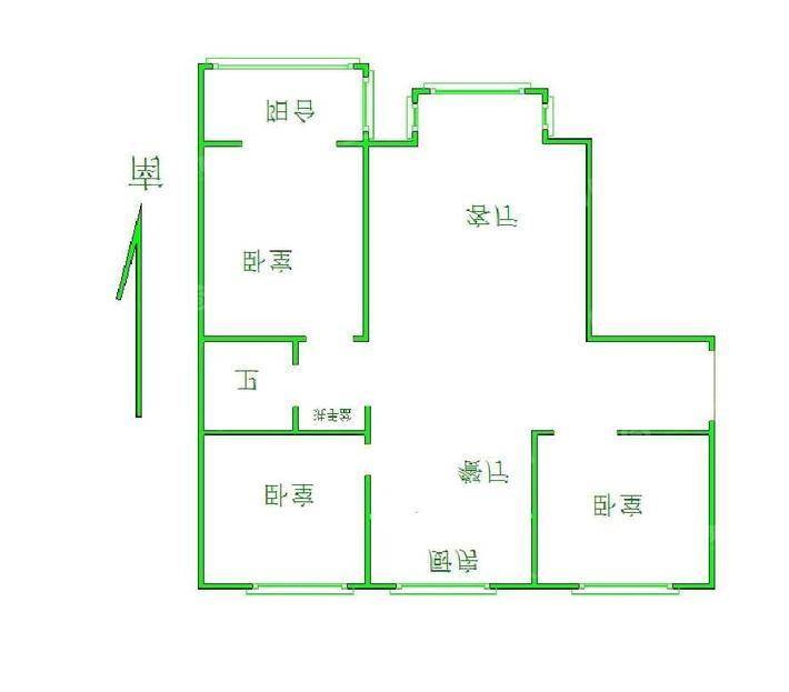 天成郡府东区3室2厅1卫116㎡