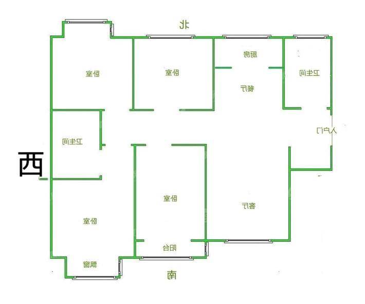 颐和文园东院4室2厅2卫156㎡