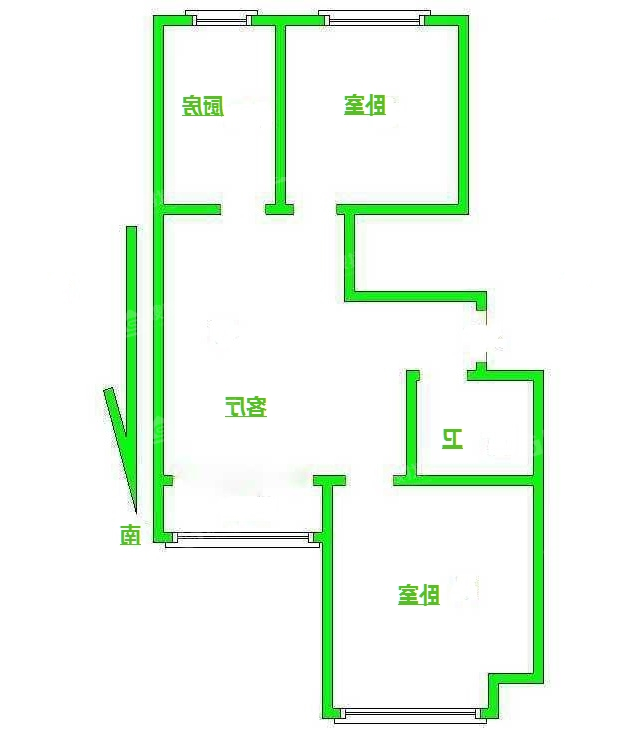 荣盛阿尔卡迪亚新儒苑2室2厅1卫92㎡