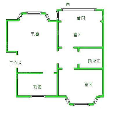 晨曦花园2室2厅1卫87㎡