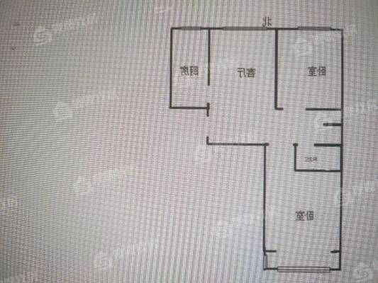 国富中心小区2室1厅1卫90㎡