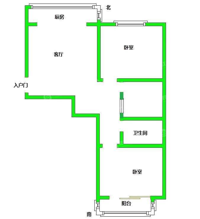 百合世嘉3室2厅1卫96㎡