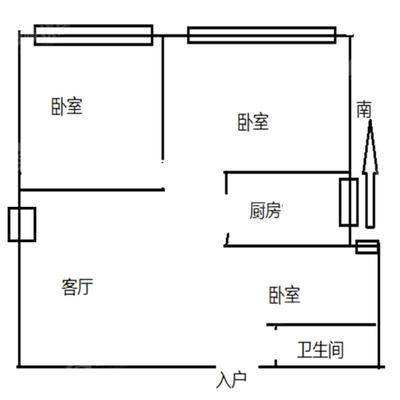 万华小区D区3室2厅1卫95㎡