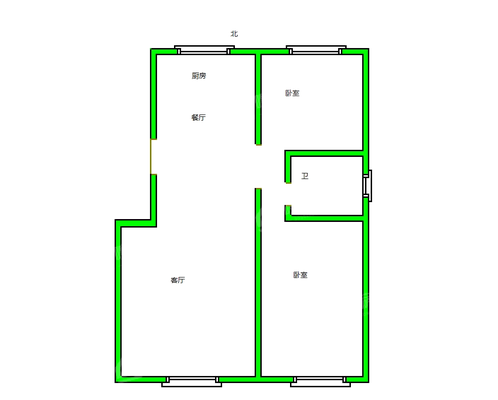 天成鸿园2室2厅1卫85㎡