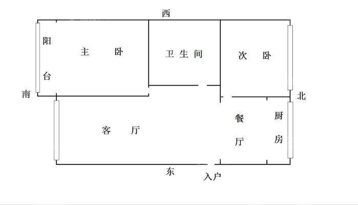 名苑山庄2室2厅1卫95㎡