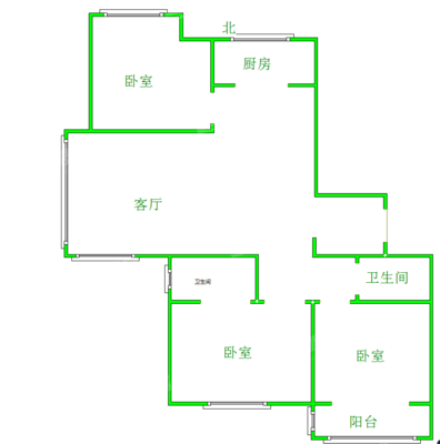 荣盛兰亭苑3室2厅2卫131㎡