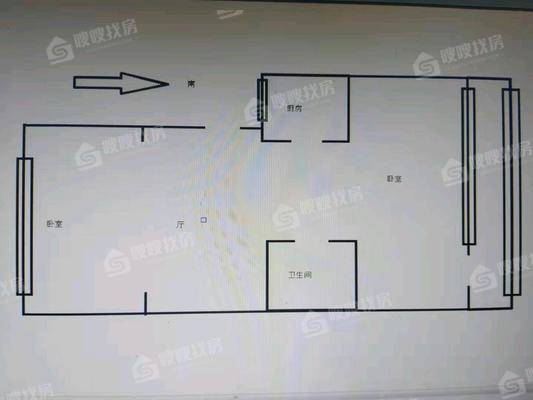 老居宅小区2室1厅1卫57㎡