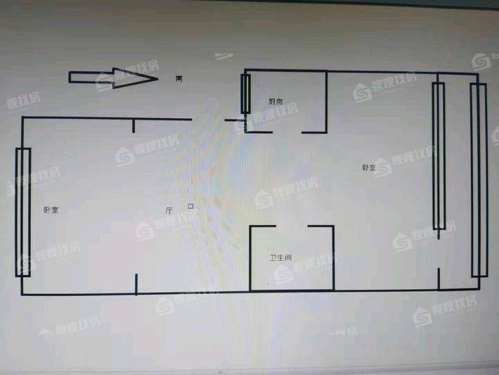 老居宅小区2室1厅1卫57㎡