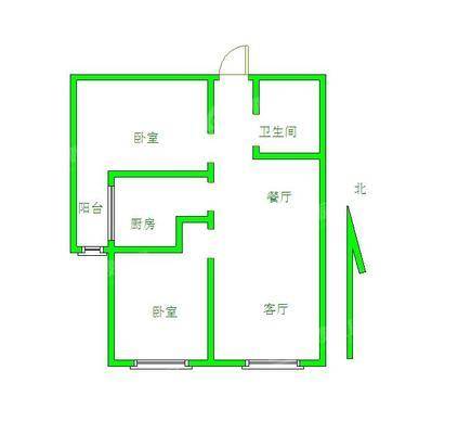 贻成御景狮城2室2厅1卫92㎡