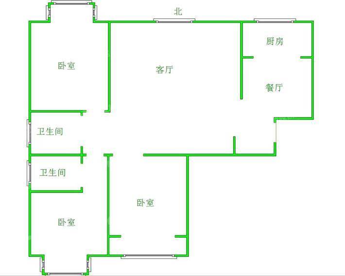 颐和文园东院3室2厅2卫136㎡
