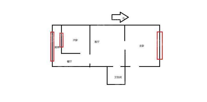 南园中心小区（邮电小区）2室1厅1卫74㎡