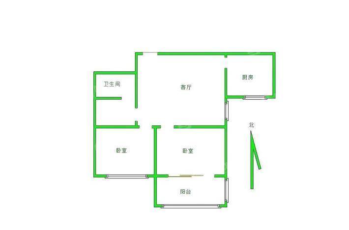 御宇花园一期2室2厅1卫91㎡