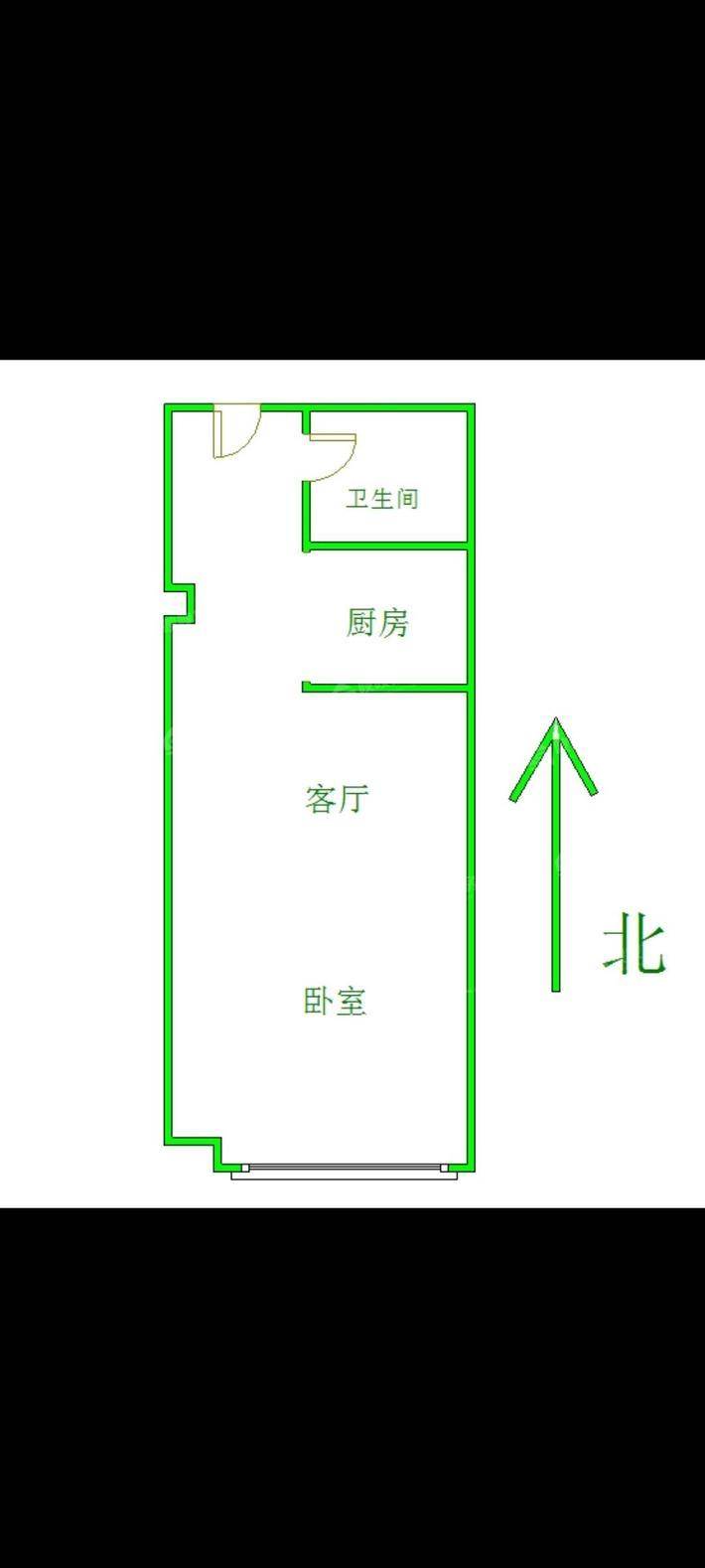 天山熙湖1室1厅1卫45㎡