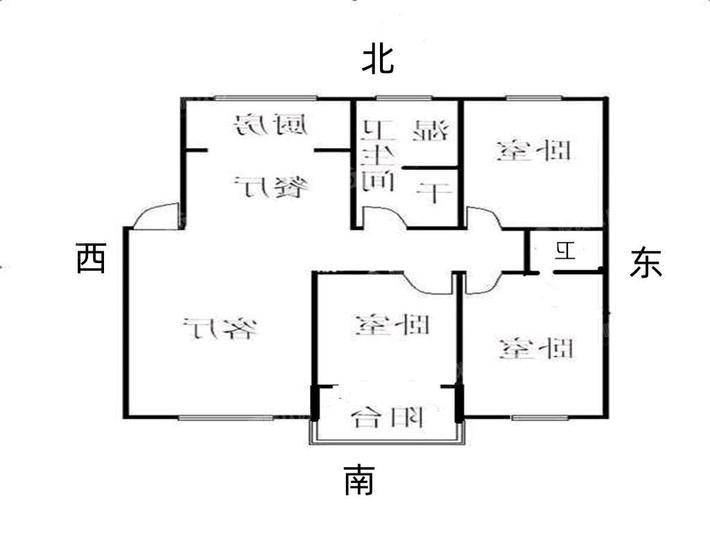 金地小区3室2厅2卫120㎡