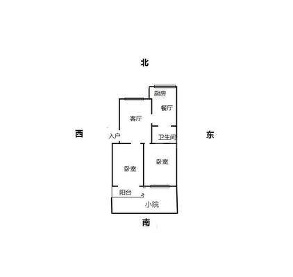 十中宿舍2室2厅1卫81㎡