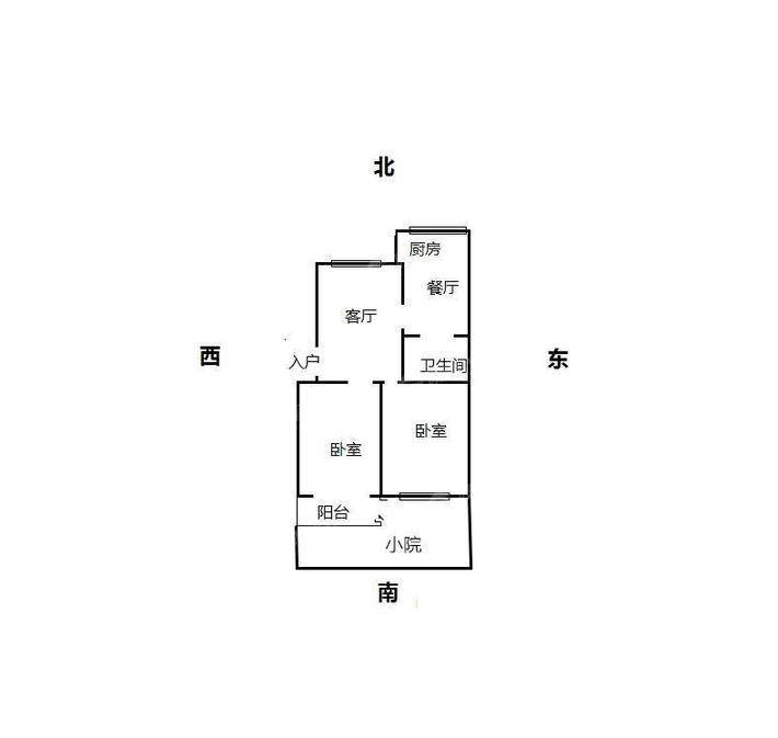 十中宿舍2室2厅1卫81㎡