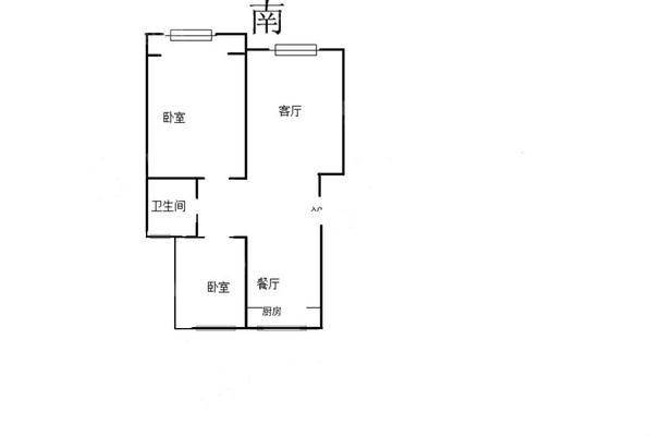 枫林绿洲2室2厅1卫91㎡