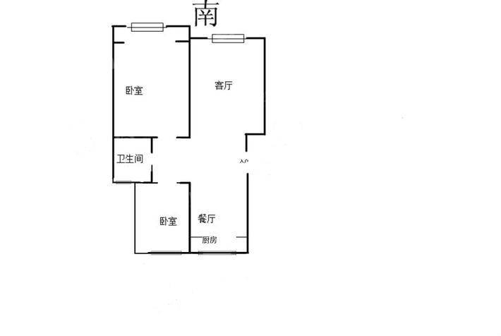 枫林绿洲2室2厅1卫91㎡