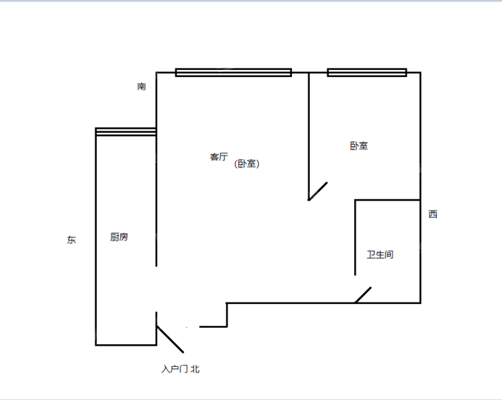 名苑山庄1室1厅1卫62㎡