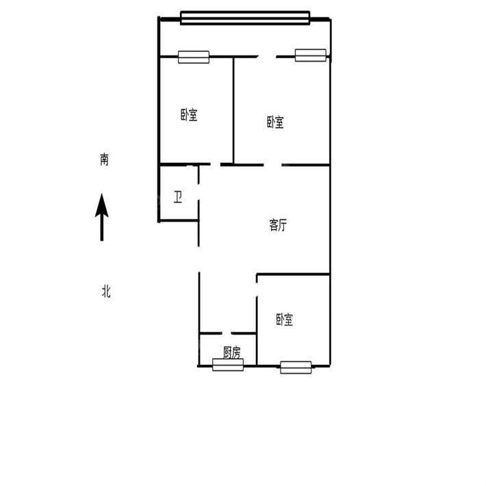 幞园新村3室2厅1卫94㎡