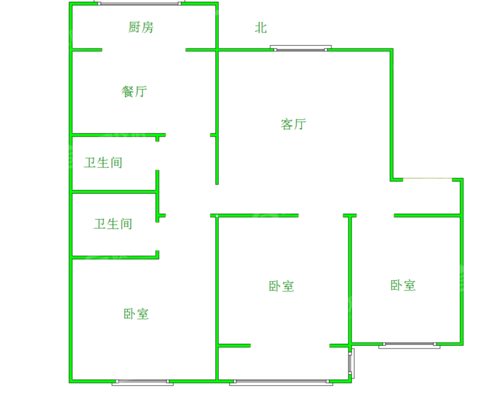 幞园新村3室2厅2卫115㎡